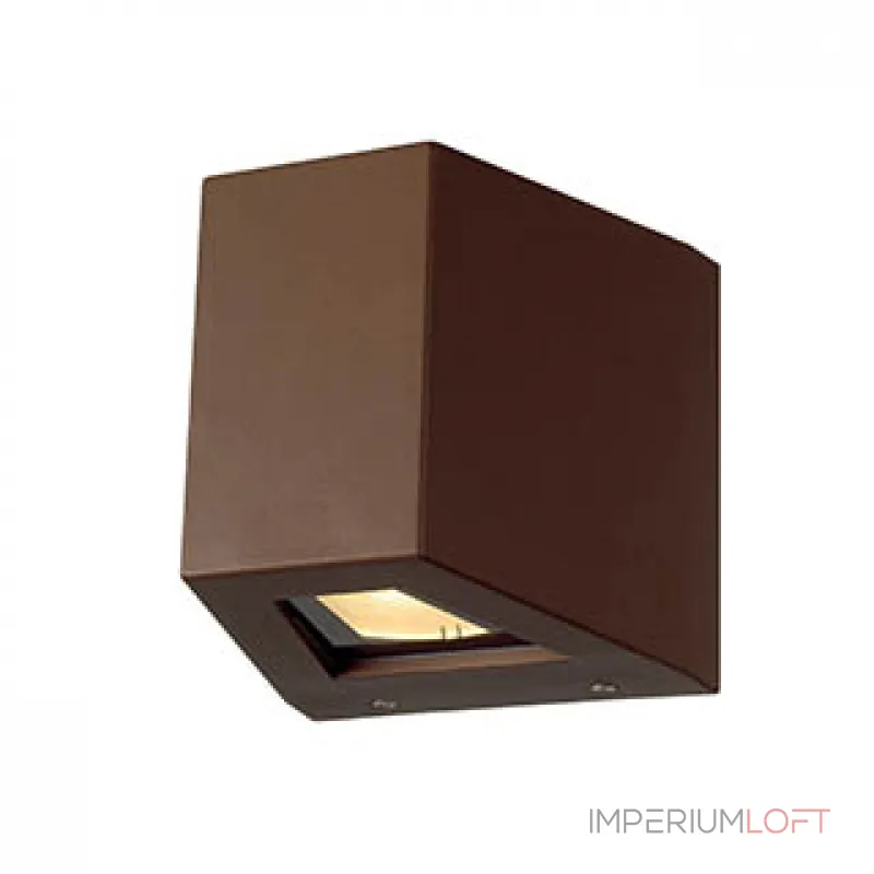 OUT BEAM LED светильник настенный IP44 с LED 18Вт, 3000K, 690lm+65lm, 80°+2°, бурый