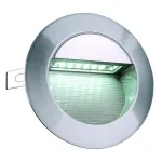 DOWNUNDER LED 14 светильник встраиваемый IP44 c 14 SMD LED 0.8Вт, 6500K, 65lm, матир.алюминий (лак)