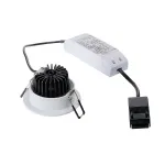 PATTA-I ROUND светильник IP65 встраиваемый c LED 9Вт (12Вт), 38°, 3000K, 800lm, белый