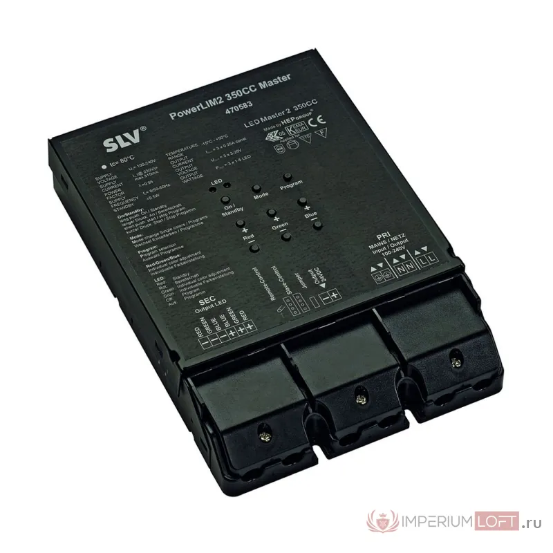 POWER LIM®2 RGB 350 mA MASTER блок питания 230В/350mA, 3х7Вт, с встроенным контроллером от ImperiumLoft