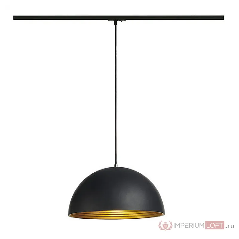1PHASE-TRACK, FORCHINI M светильник подвесной для лампы E27 40Вт макс., черный/ золото/ад-р черный от ImperiumLoft