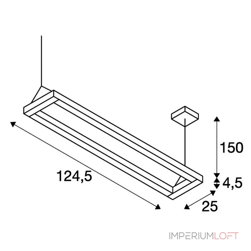 Подвесной светильник LONG GRILL LED