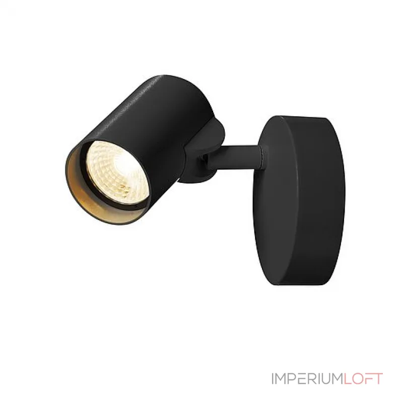 HELIA SINGLE светильник накладной с LED 11Вт, 3000К, 620лм, 35°, черный