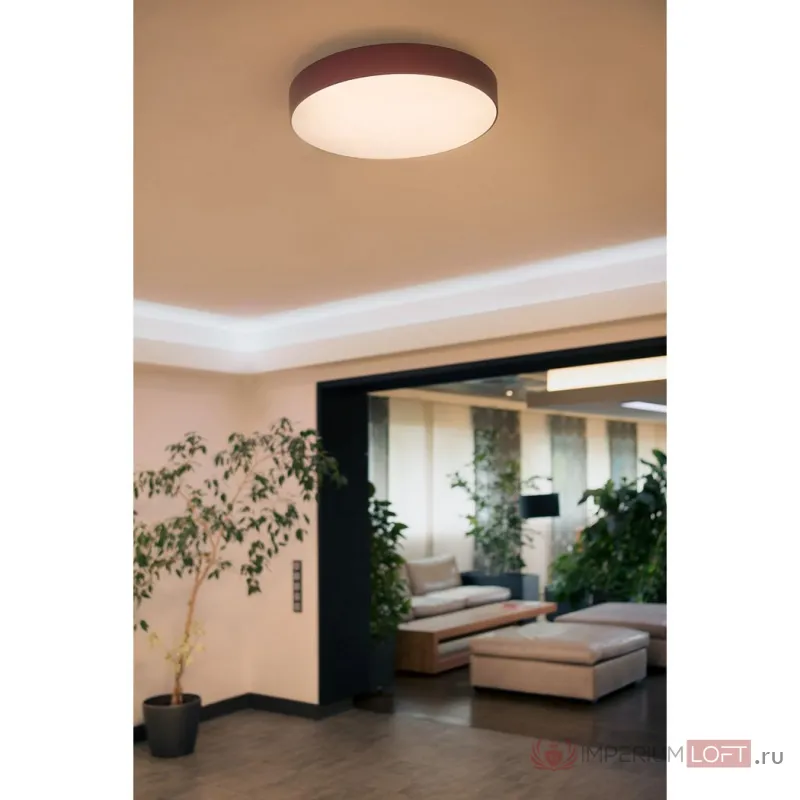 MEDO 90 LED светильник накладной с LED 120Вт, 3000K, 11000lm, бордовый от ImperiumLoft