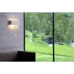 мАNA 200 SPOT светильник настенный без плафона с LED 11Вт, 3000K, 490лм+80лм, белый корпус + хром