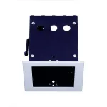 AIXLIGHT® PRO 50, 1 FRAME корпус с рамкой для 1-го светильникa MODULE, серебристый / черный