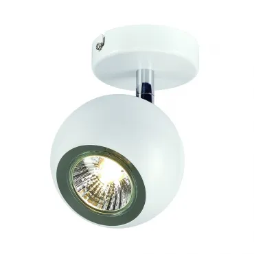 LIGHT EYE 1 GU10 светильник накладной для лампы GU10 50Вт макс., белый / хром