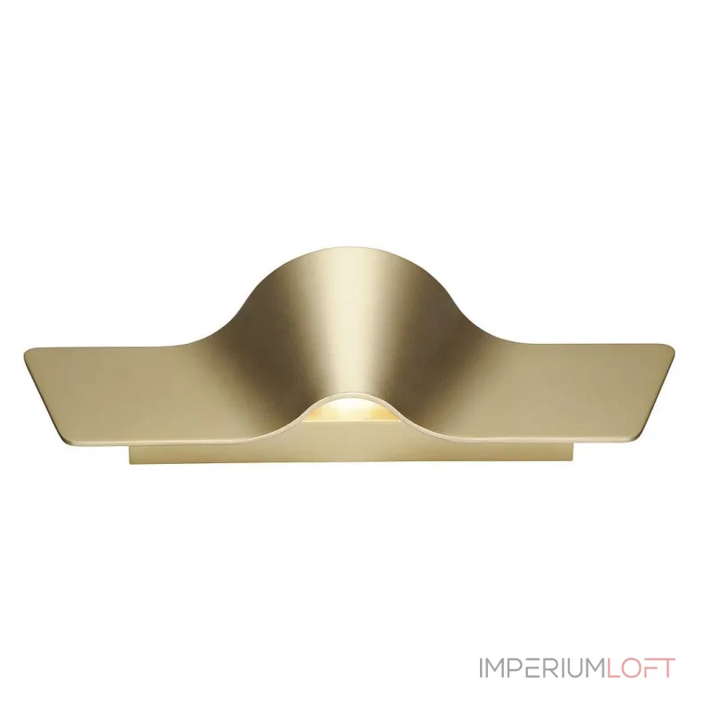 WAVE WALL 45 Dim to Warm светильник настенный с LED 22Вт, 2000-3000K, 1050лм, латунь