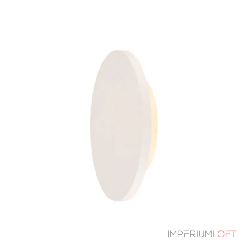 PLASTRA CIRCLE LED светильник накладной с LED 7.4Вт, 3000К, 400lm, белый гипс