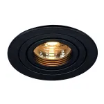 NEW TRIA ROUND GU10 PLT светильник встраиваемый для лампы GU10 50Вт макс.,черный