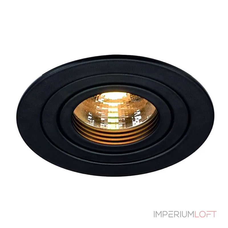 NEW TRIA ROUND GU10 PLT светильник встраиваемый для лампы GU10 50Вт макс.,черный