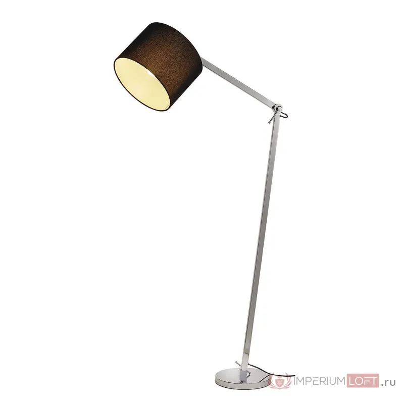 TENORA FL-1 светильник напольный для лампы E27 60Вт макс., хром/ черный от ImperiumLoft