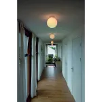 SUN CEILING светильник потолочный для лампы E27 75Вт макс., алюминий / стекло белое