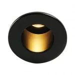 TRITON MINI LED HORN светильник встраиваемый с PowerLED 1Вт, 3000К, 60lm, черный