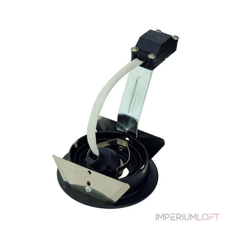 NEW TRIA ROUND GU10 PLT светильник встраиваемый для лампы GU10 50Вт макс.,черный