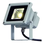 LED OUTDOOR BEAM 10W светильник IP65 с COB LED 10Вт (12.8Вт), 3000K, 750lm, 100°, серебристый