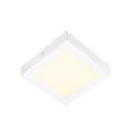 SENSER SQUARE 10W светильник накладной 230V c SMD LED 10Вт (14Вт), 3000K, 500lm, c БП, белый
