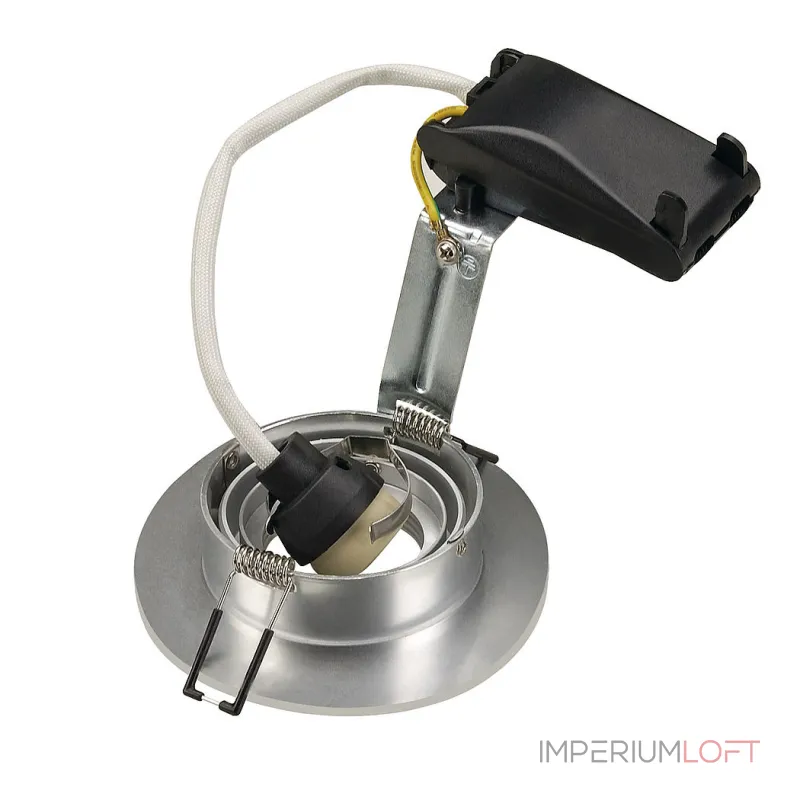 NEW TRIA XL ROUND GU10 светильник встраиваемый для лампы GU10 50Вт макс., матир. алюминий
