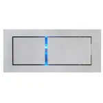 BEDSIDE LEFT светильник встраиваемый 700mA с PowerLED 3Вт, 3000К, 110lm, 110°, серебристый
