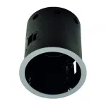 AIXLIGHT® PRO, 1 FRAME ROUND корпус с рамкой для 1-го светильникa MODULE, серебристый/ черный