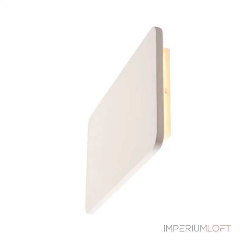 PLASTRA RECTANGULAR LED светильник настенный с LED 19Вт, 3000К, 1200lm, белый гипс