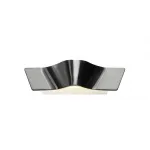 WAVE WALL 25 светильник настенный димм. с 2 LED по 4.55Вт (11.44Вт), 3000K, 765lm, матиров. алюминий