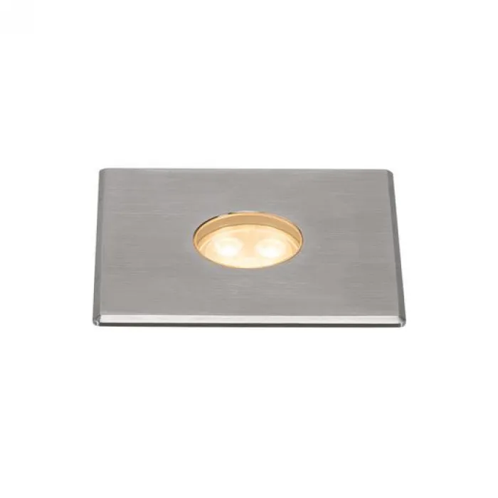 DASAR® 100 PREMIUM LED SQUARE светильник встр. IP67 c LED 3.8Вт (5.5Вт), 3000K,300lm, 60°, сталь от ImperiumLoft