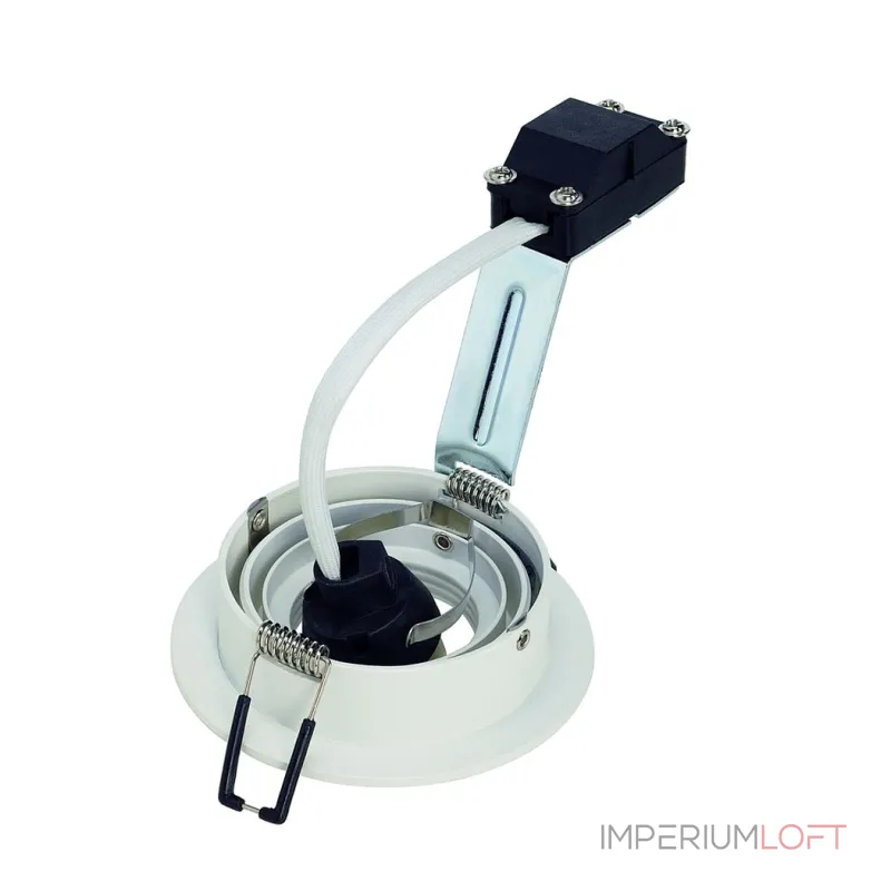 NEW TRIA ROUND GU10 SPR светильник встраиваемый для лампы GU10 50Вт макс., матовый белый