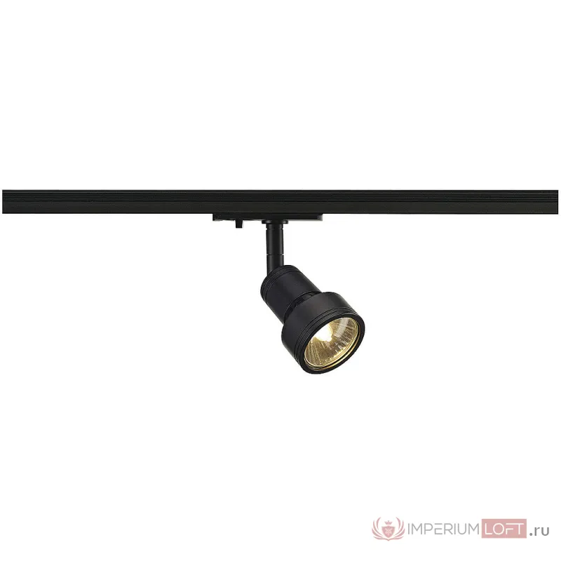 1PHASE-TRACK, PURI светильник для лампы GU10 50Вт макс., черный от ImperiumLoft