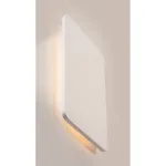 PLASTRA RECTANGULAR LED светильник настенный с LED 19Вт, 3000К, 1200lm, белый гипс