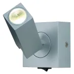 STIX светильник накладной с выключателем и LED 3Вт (4.5Вт), 3000К, 185lm, серебристый