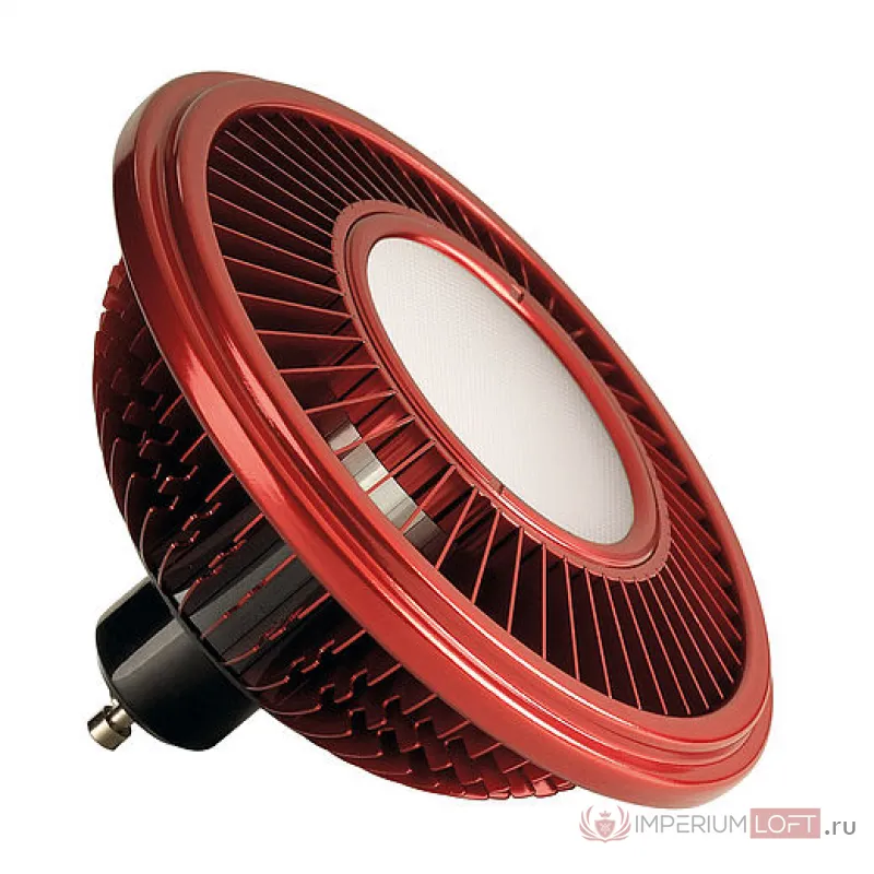 LED ES111 источник света CREE XB-D LED, 230В, 15.5Вт, 140°, 2700K, 590lm, CRI80, красный корпус от ImperiumLoft
