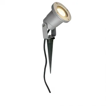 NAUTILUS SPIKE светильник IP65 для лампы GU10 35Вт макс., кабель 3 м, серебристый