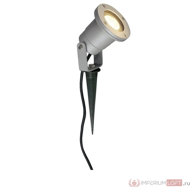 NAUTILUS SPIKE светильник IP65 для лампы GU10 35Вт макс., кабель 3 м, серебристый от ImperiumLoft