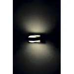 OUT BEAM LED SINGLE светильник настенный IP44 с LED 8.3Вт, 3000K, 50lm, 2°, серебристый