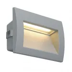 DOWNUNDER OUT LED M светильник встраиваемый IP55 c SMD LED 0.96Вт (3.3Вт), 3000К, 110lm,серебристый
