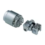 MINI ALU TRACK/GLU-TRAX®, POWER-LED SPOT светильник с PowerLED 1Вт, 3000K, 80lm, серебристый