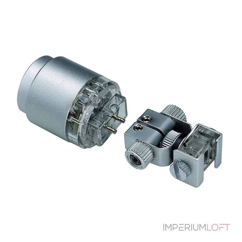 MINI ALU TRACK/GLU-TRAX®, POWER-LED SPOT светильник с PowerLED 1Вт, 3000K, 80lm, серебристый