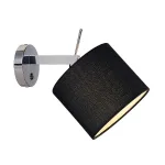 TENORA WL-1 светильник настенный для лампы E27 60Вт макс., хром/ черный от ImperiumLoft