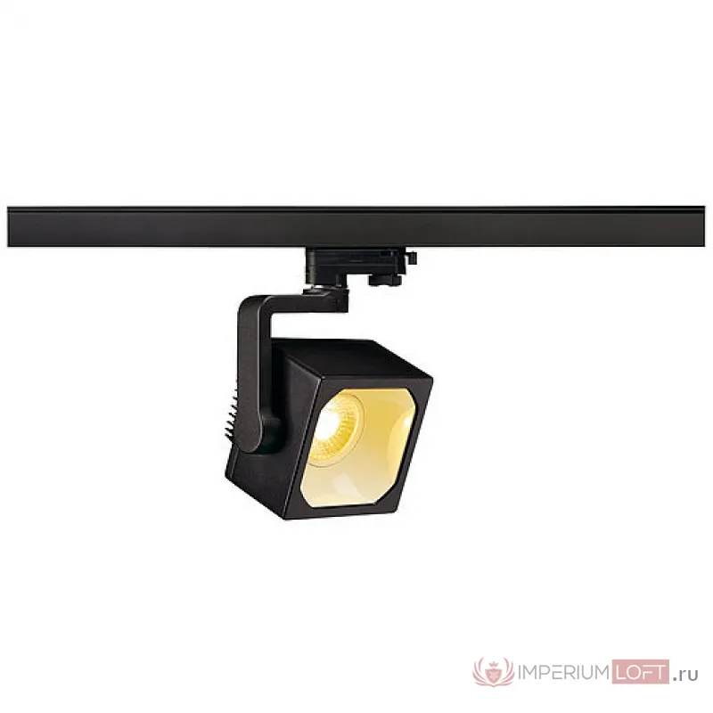 3Ph, EURO CUBE светильник с COB LED 28.5Вт, CRI 90, 3000К, 2100lm, 60°, черный от ImperiumLoft