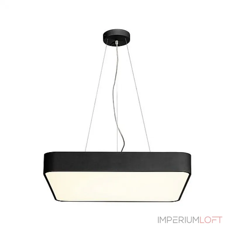 MEDO 60 SQUARE LED светильник накладной с LED 39Вт, 3000К, 3300лм, диммируемый 1-10В, черный