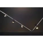 MINI ALU TRACK/GLU-TRAX®, POWER-LED SPOT светильник с PowerLED 1Вт, 3000K, 80lm, серебристый