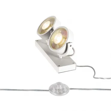 KALU FLOOR 2 QPAR111 светильник напольный для 2-х ламп ES111 по 75Вт макс., белый от ImperiumLoft