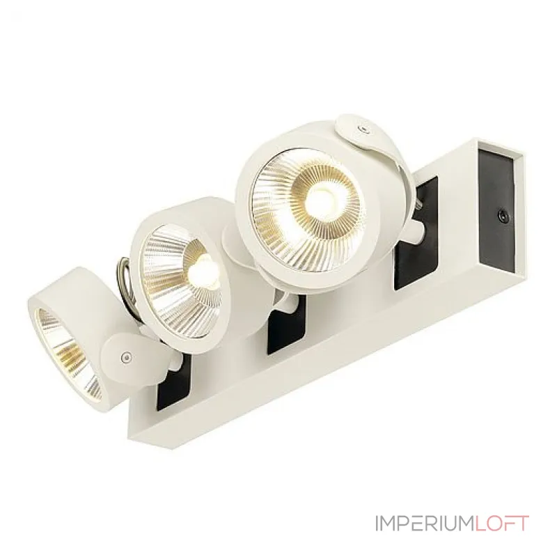KALU 3 LED светильник накладной с COB LED 47Вт, 3000К, 3000лм, 60°, белый/ черный