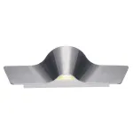 WAVE WALL 45 Dim to Warm светильник настенный с LED 22Вт, 2000-3000K, 1050лм, матированный алюминий