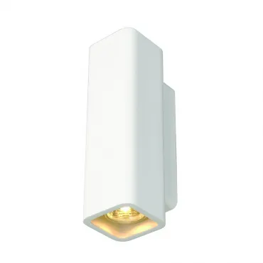 PLASTRA WL-1 UP-DOWN светильник настенный для 2-х ламп GU10 по 35Вт макс., белый гипс от ImperiumLoft