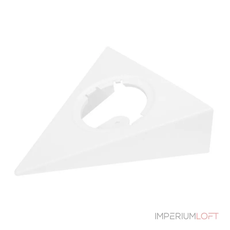 DL 126 LED, корпус накладного монтажа, треугольный, белый