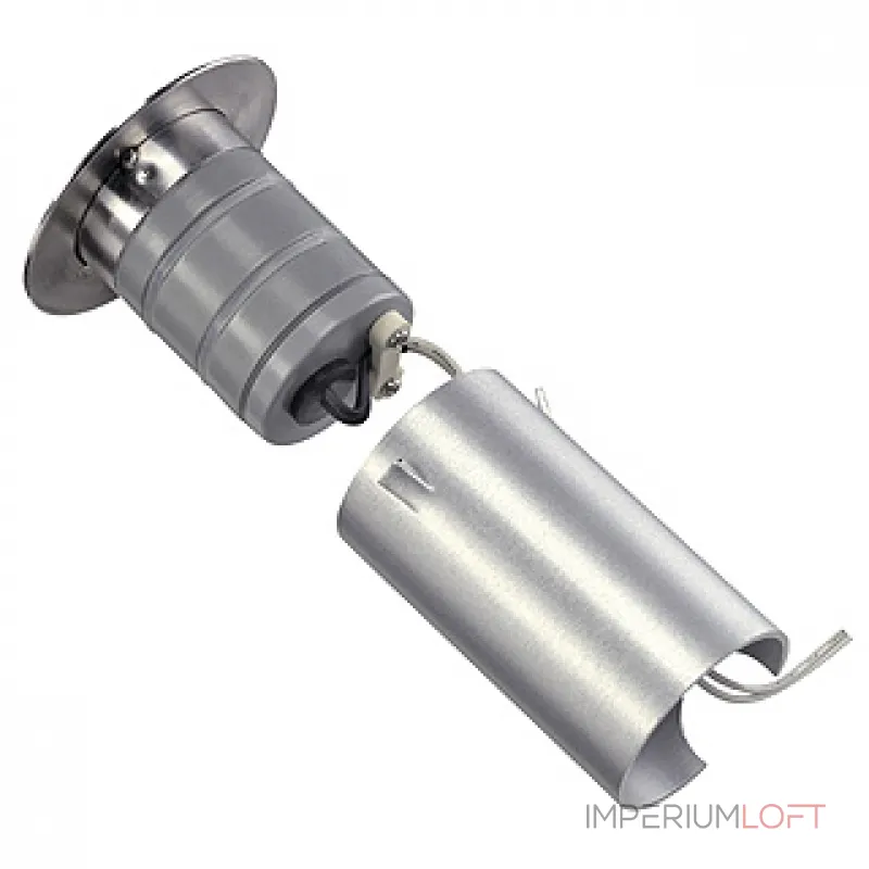 TRAIL-LITE светильник встраиваемый IP65 c 4 LED 0.3Вт, 3500K,10lm, сталь/ стекло матовое