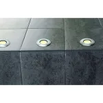 TRAIL-LITE светильник встраиваемый IP65 c 4 LED 0.3Вт, 3500K,10lm, сталь/ стекло матовое