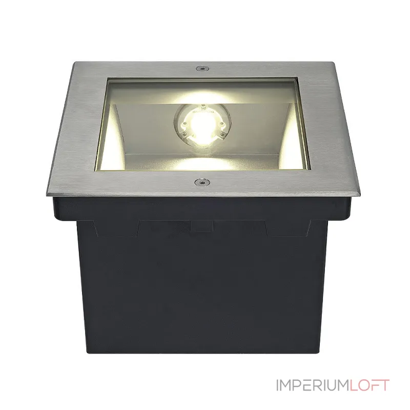 DASAR® LED SQUARE светильник встраиваемый IP67 c SMD LED Module 28Вт (34Вт), 3000K, 1620lm, сталь